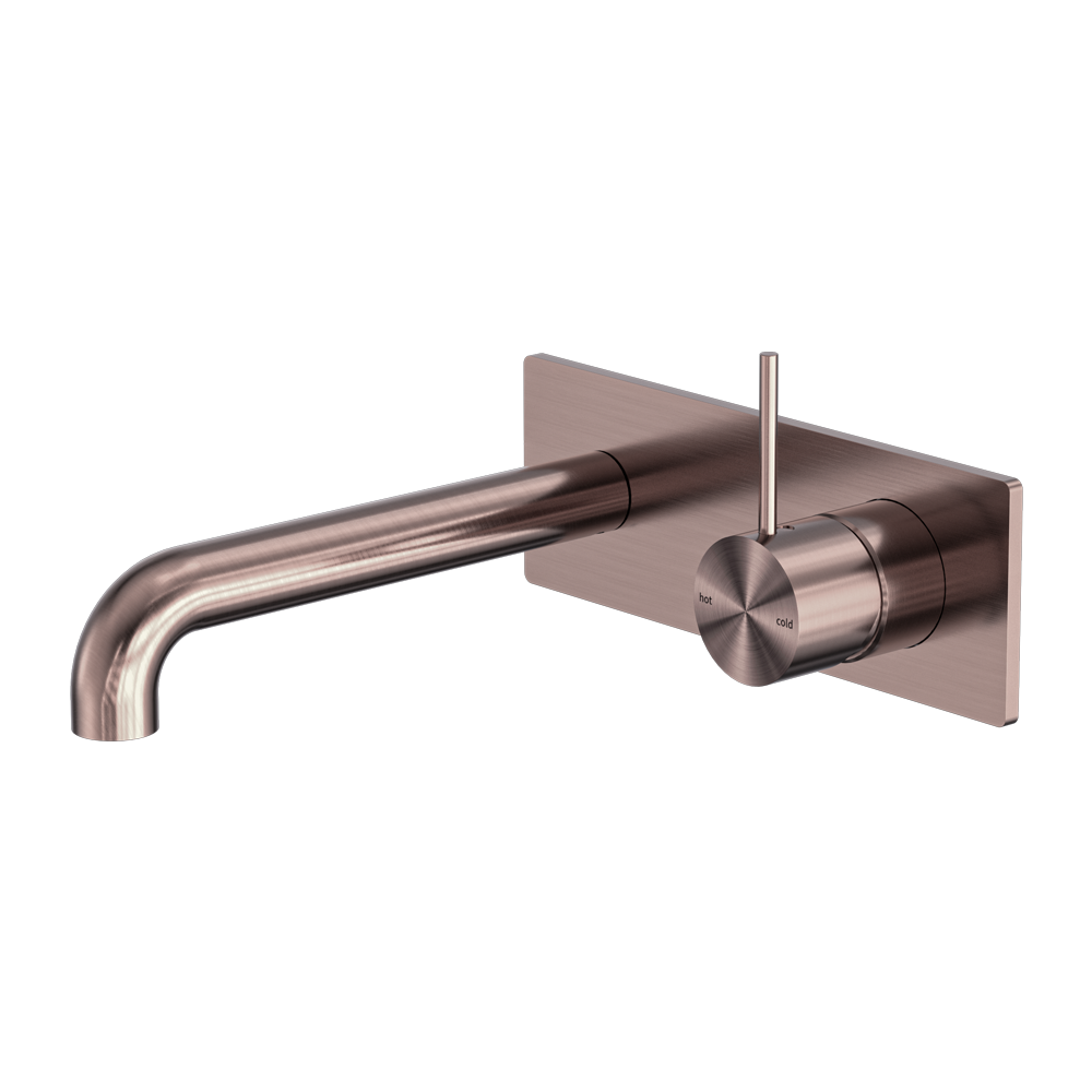 Mecca Wall Basin/bath Mixer Handle Up 230mm