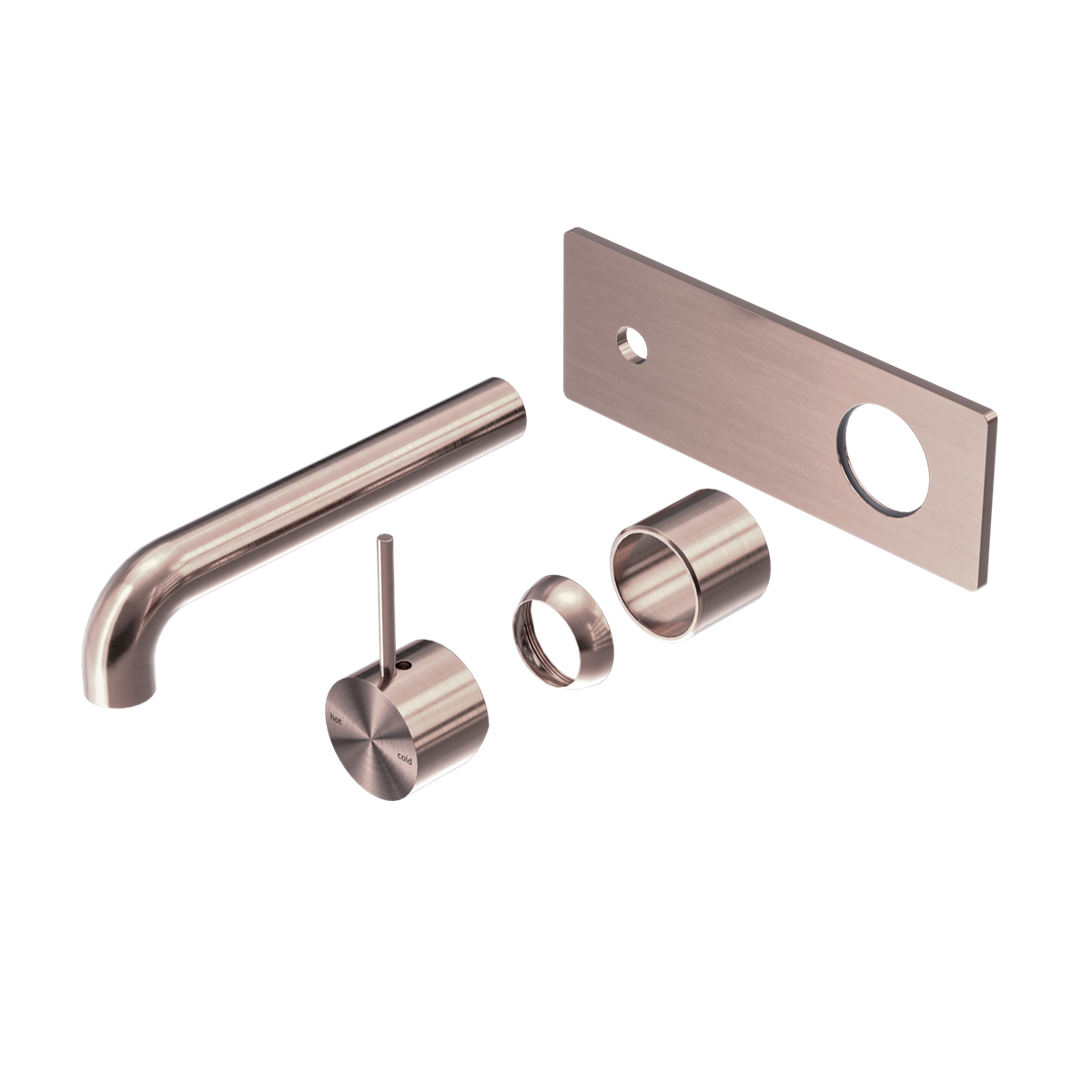 Mecca Wall Basin/bath Mixer Handle Up 160mm