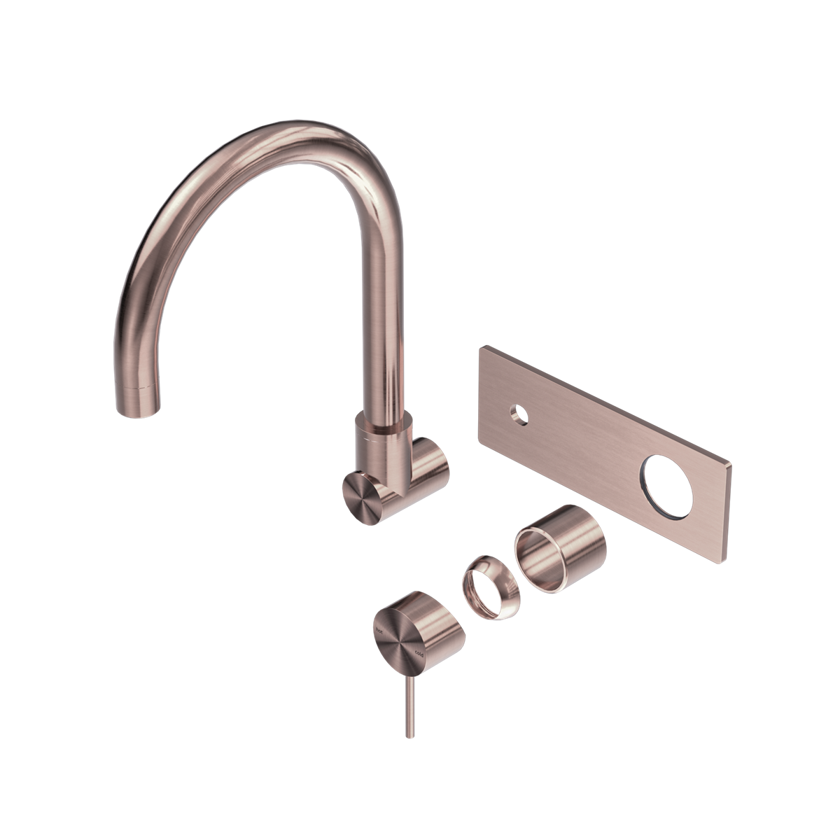 Mecca Wall Basin/bath Mixer Swivel Spout Trim Kits Only