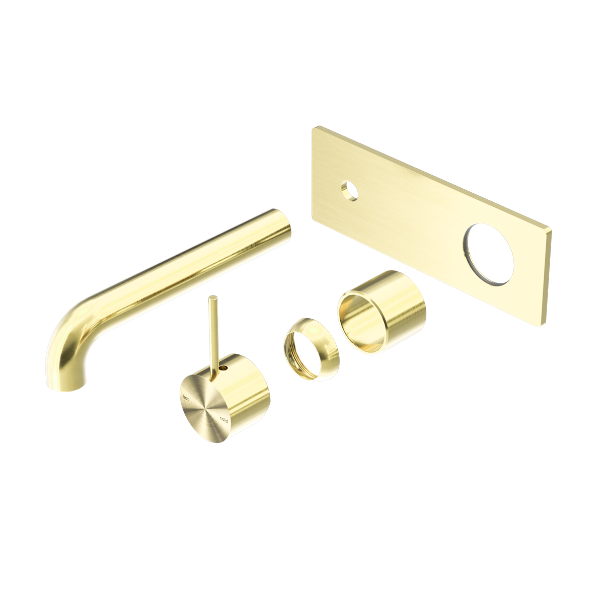 Mecca Wall Basin/bath Mixer Handle Up 260mm Trim Kits Only