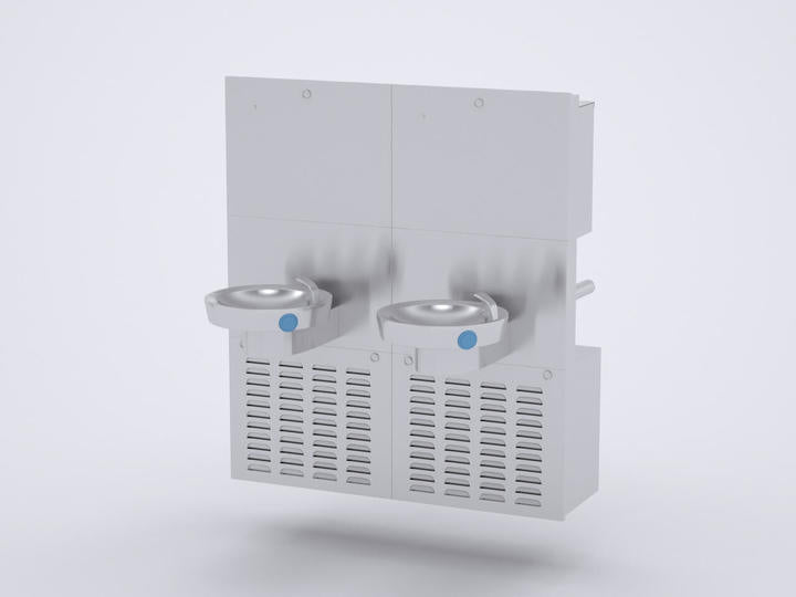 CHILL FOUNTAIN WHEELCHAIR DOUBLE BOWL CFB140FWW