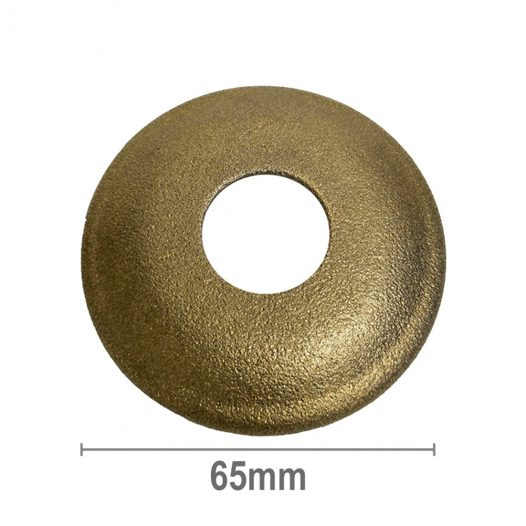 Cover Plate 1/2″ BSP 10 Rise Rough Brass