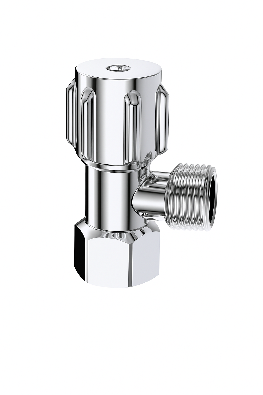 15mm Loose Nut Mini Cistern Stop - Lead Free Chrome