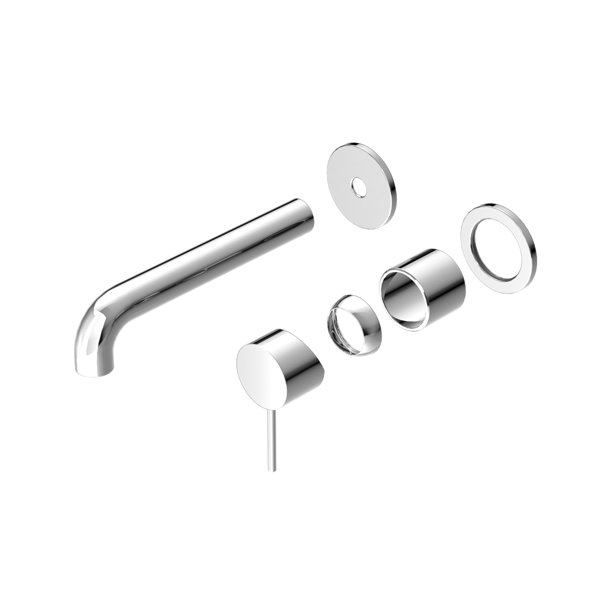 Mecca Wall Basin/bath Mixer Separete Back Plate 230mm Trim Kits Only