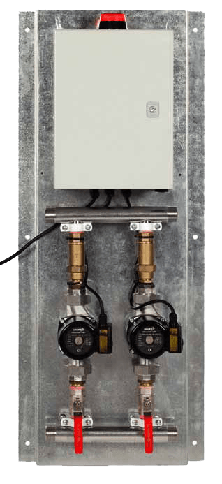 Hyjet Dual Hot Water Circulator System - 2 x HPD20-60, Deluxe BMS Controller, 25mm Manifolds