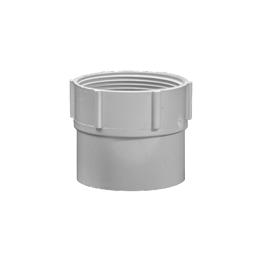 A gray female thread connector pipe