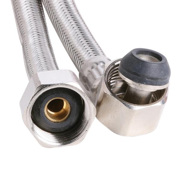8 Mm Pex Pro Stainless Steel Water Hose 1/2″ F X 1/2″ F Elbow Connector (300 Mm)