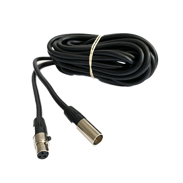 Valve Extension Cable, XLR Plug, Piezo & IR 4M