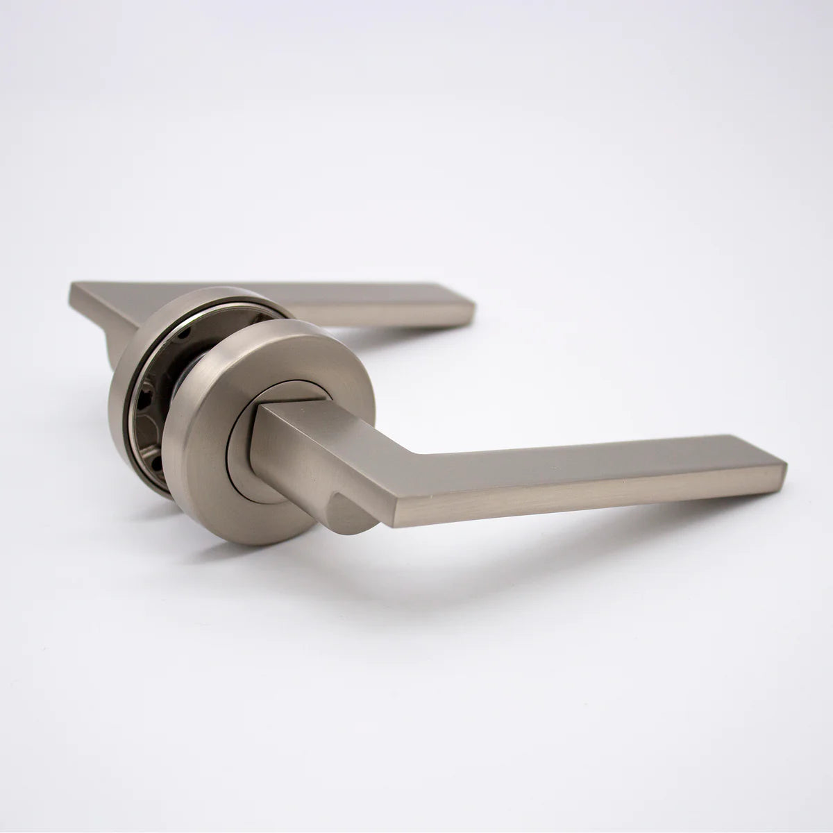 Brushed Nickel Passage Door Handle Hamilton