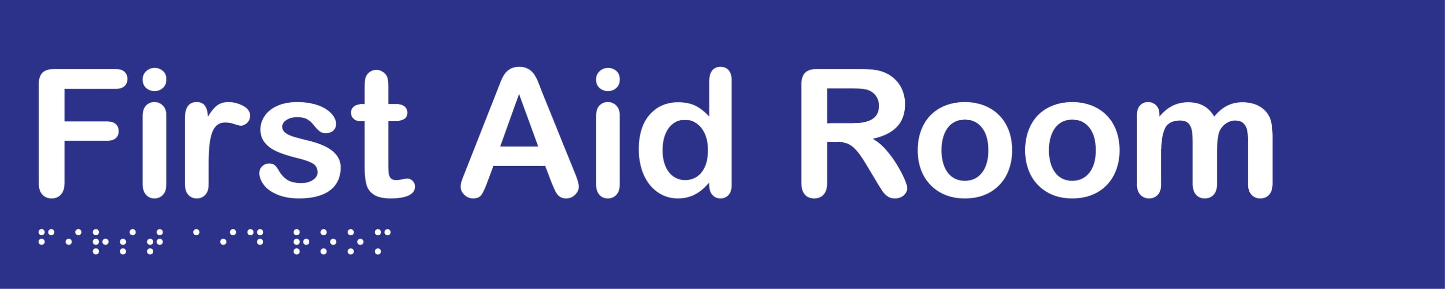 First Aid Room Braille