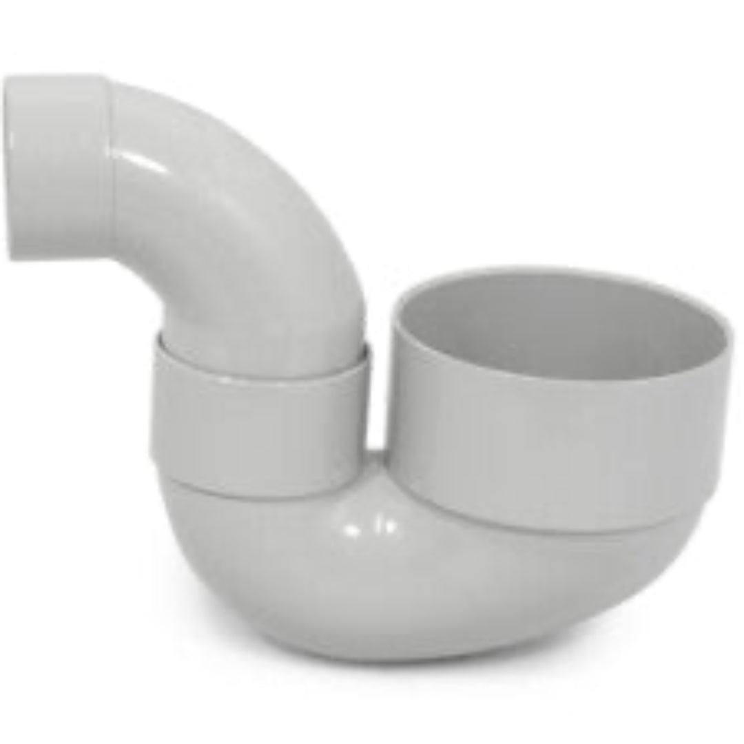 A floor waste gully, typically used for draining water in commercial or residential settings.