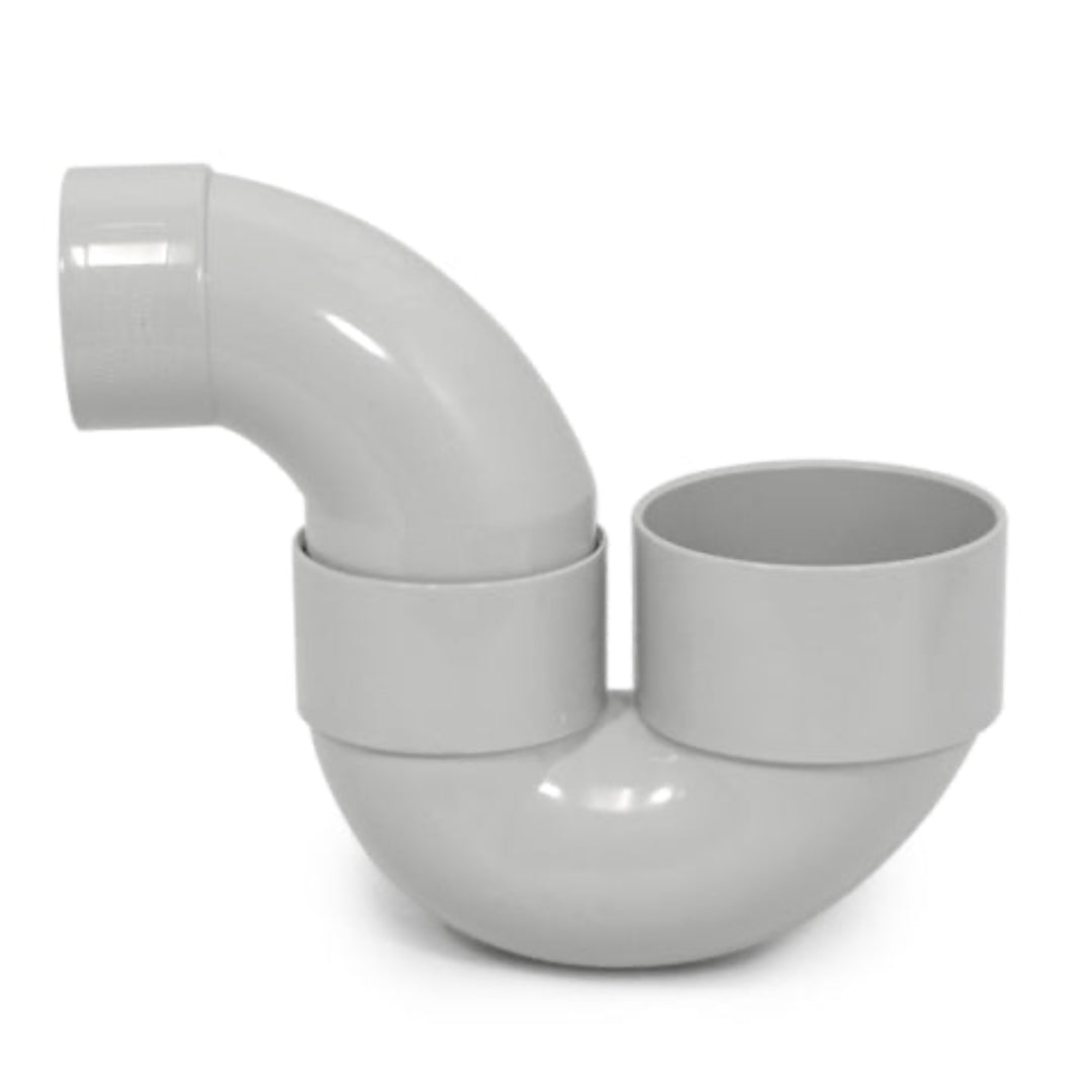 A floor waste gully made of corrosion-resistant material, designed for drainage in wet areas.