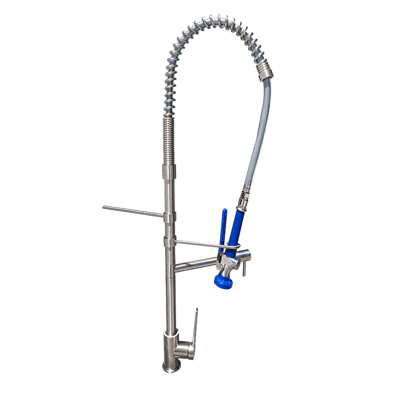 Gentec GPure Jetflo Stainless Steel 304 Hob Mounted Pre-Rinse Unit w/ Pot Filler and Mixer