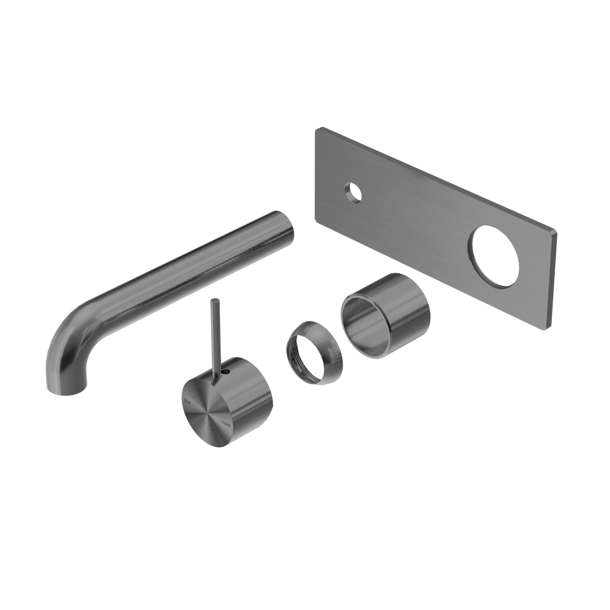 Mecca Wall Basin/bath Mixer Handle Up 160mm
