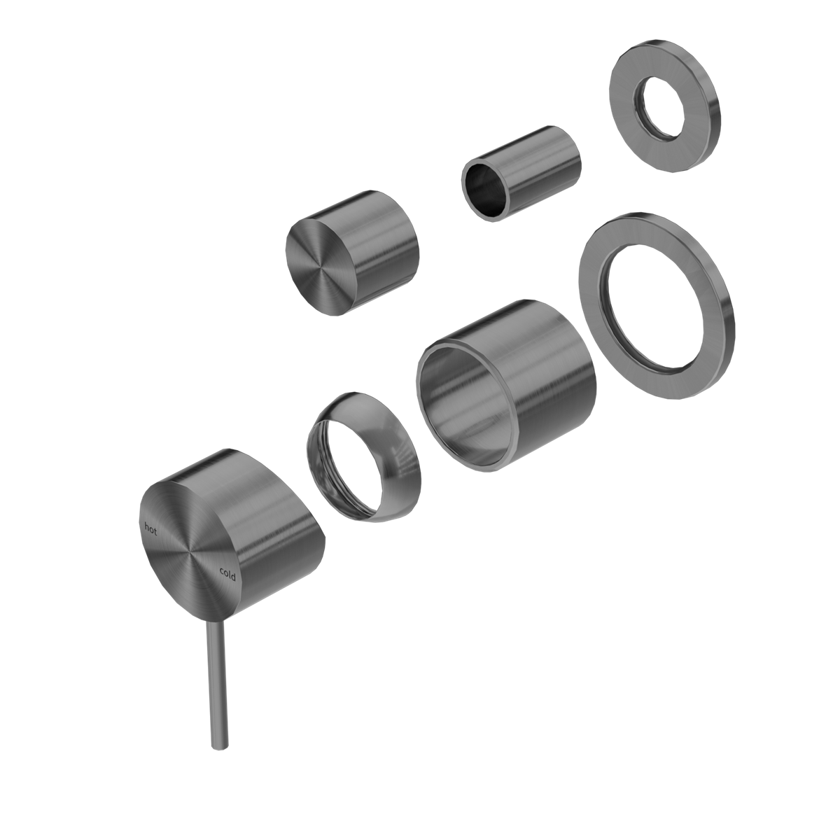 Mecca Shower Mixer With Divertor Separate Back Plate Trim Kits Only