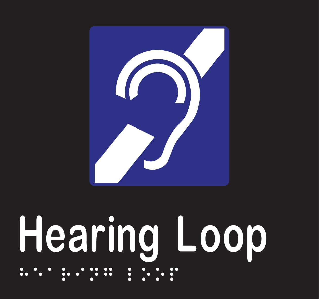 Hearing Loop 160mmW x 150mmH
