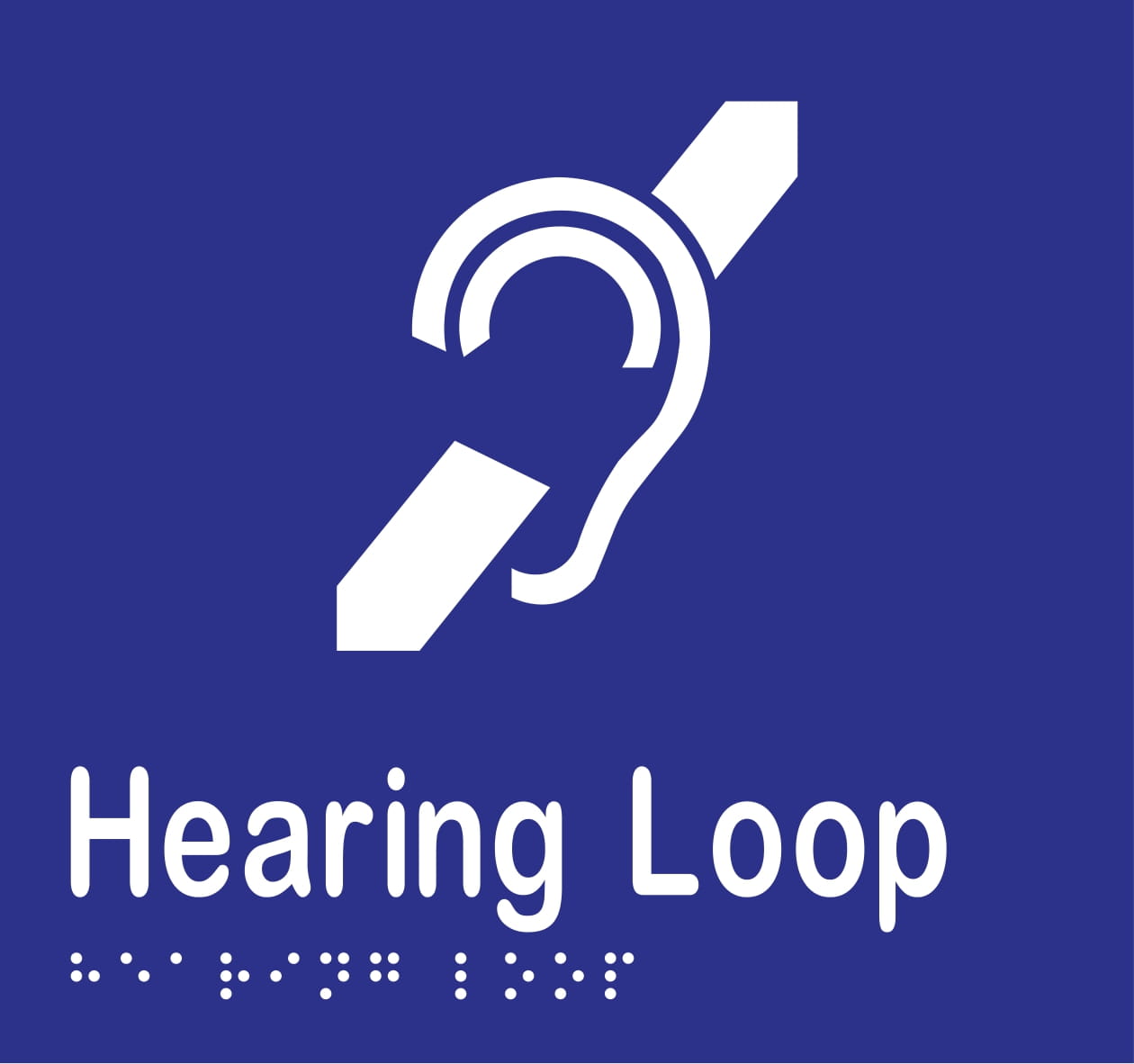 Hearing Loop 160mmW x 150mmH