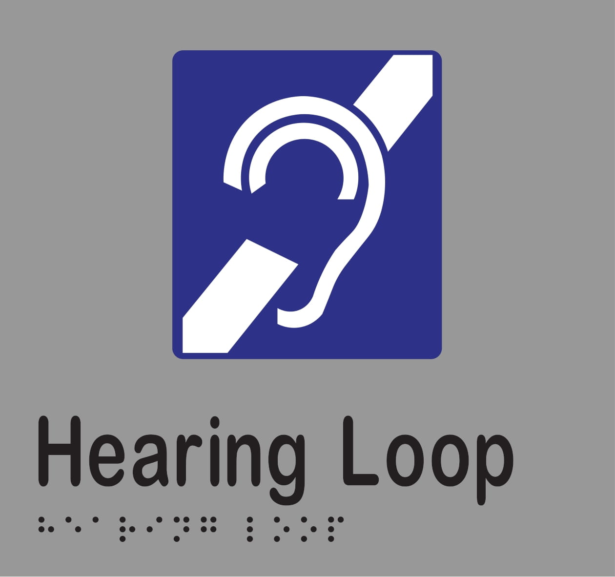 Hearing Loop 160mmW x 150mmH