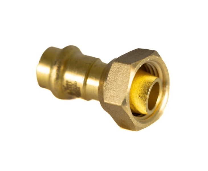 Water Copper Press Loose Nut Brass