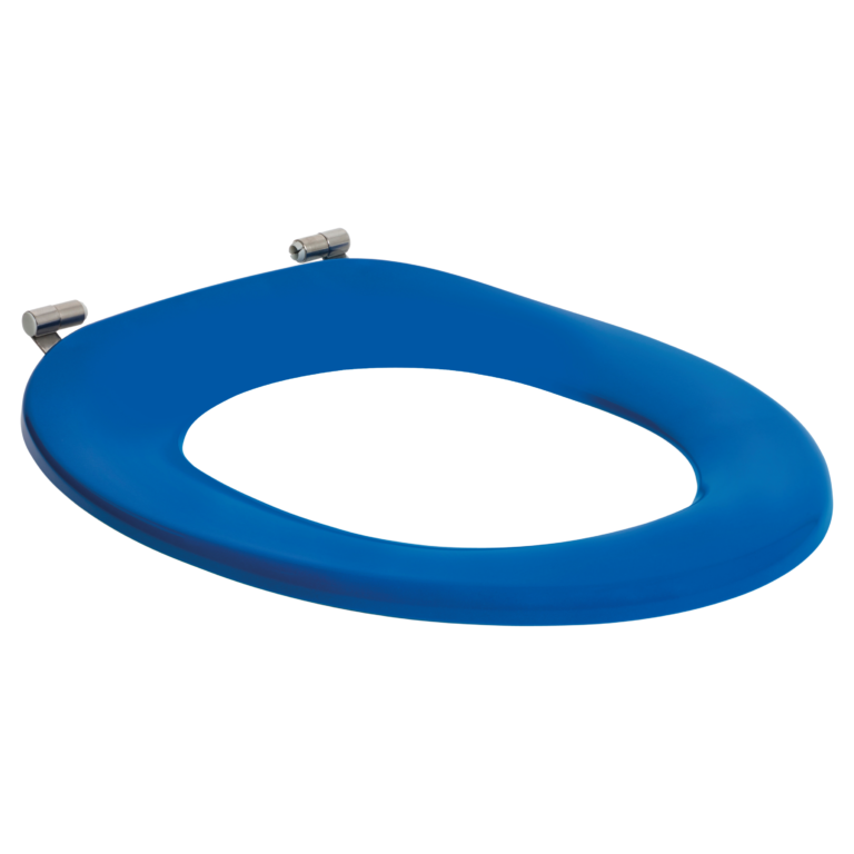 Plaza Assist Single Flap Toilet Seat – Blue