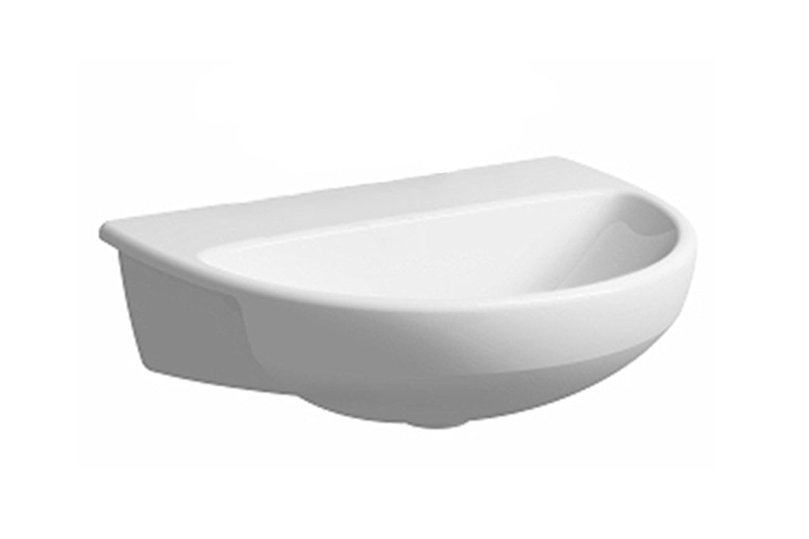 Kolo Semi Recessed Round Basin 550 – No Taphole No Overflow