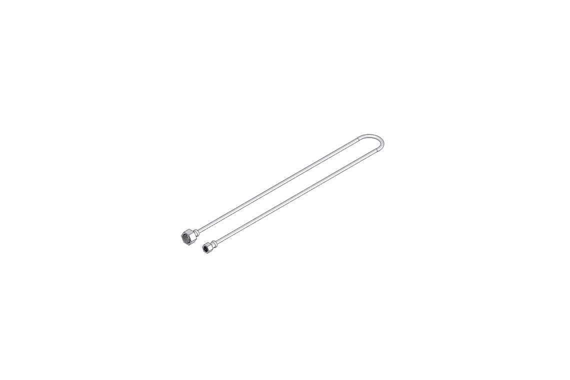 1/4″ X 1/2″ F&F Connectors X 1 Metre Flexible Hose