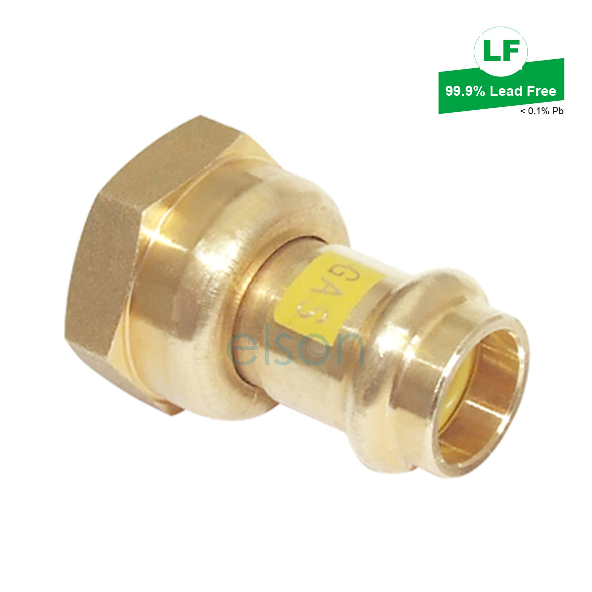 LF PRESS GAS NO.62 FI CONNECTOR CONE LF DR BRASS
