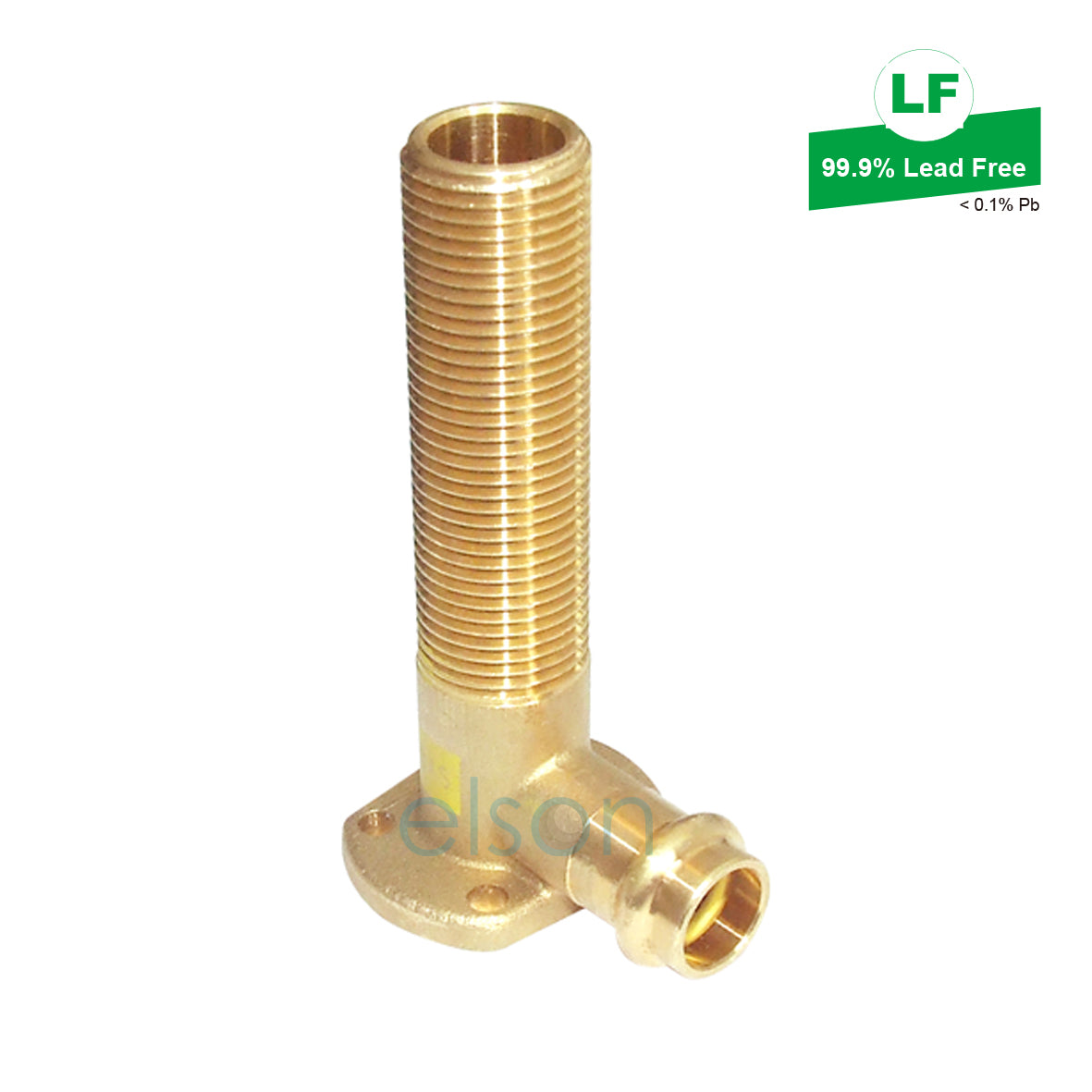 LF PRESS GAS NO.19BP ELBOW LF DR BRASS