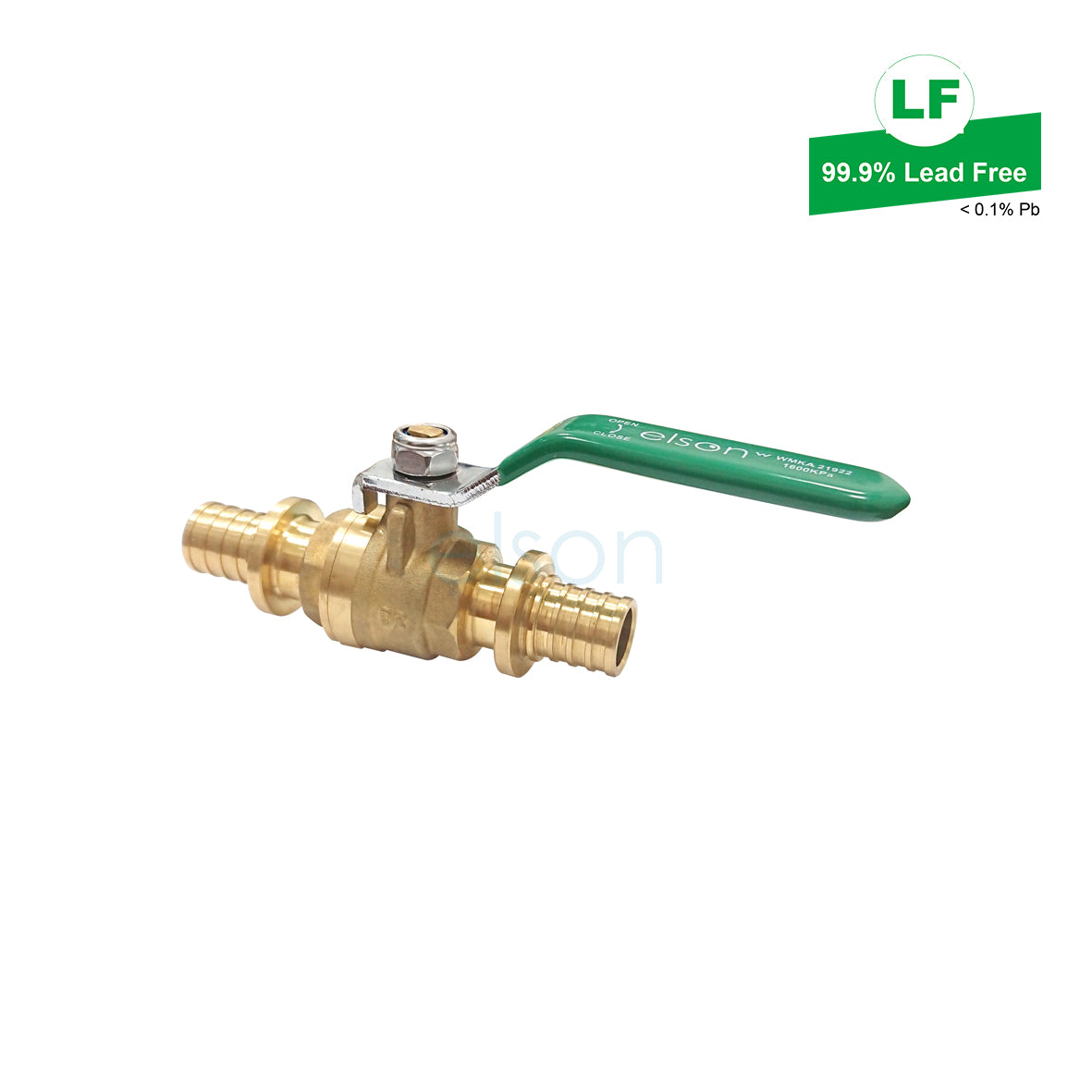 LF BUSHPEX PULL-ON WATER BALL VALVE LF DR BRASS L/H 20mm LF72382