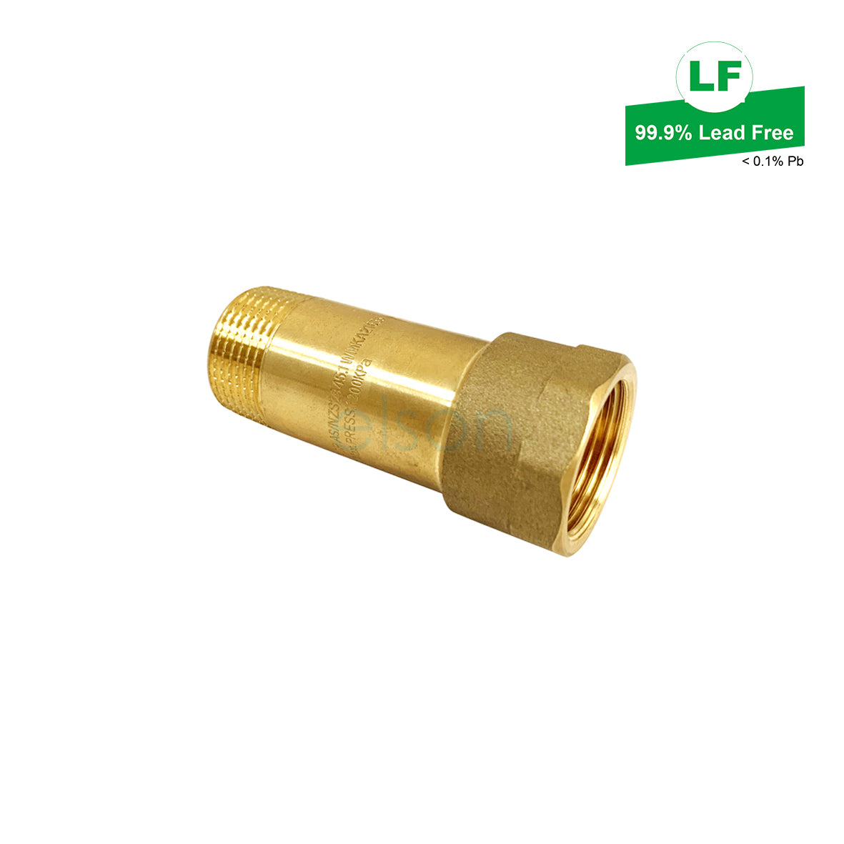 LF MINI DUAL CHECK VALVE LF DR BRASS R3/4 MI X Rp3/4 FI LF73006
