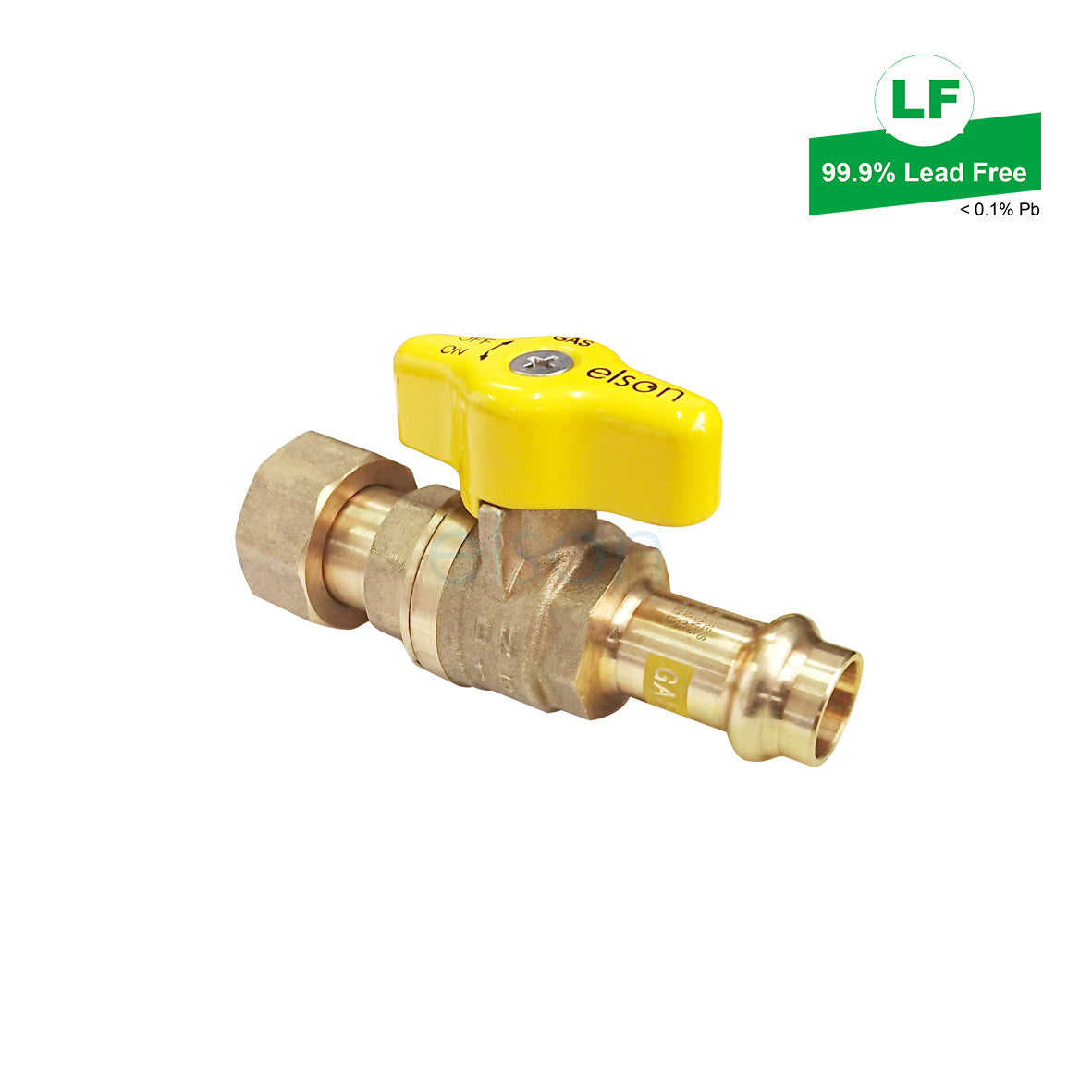 LF PRESS GAS B/V LF DR BRASS T/H G3/4 FI L/NUT X DN15 PRESS LF73572