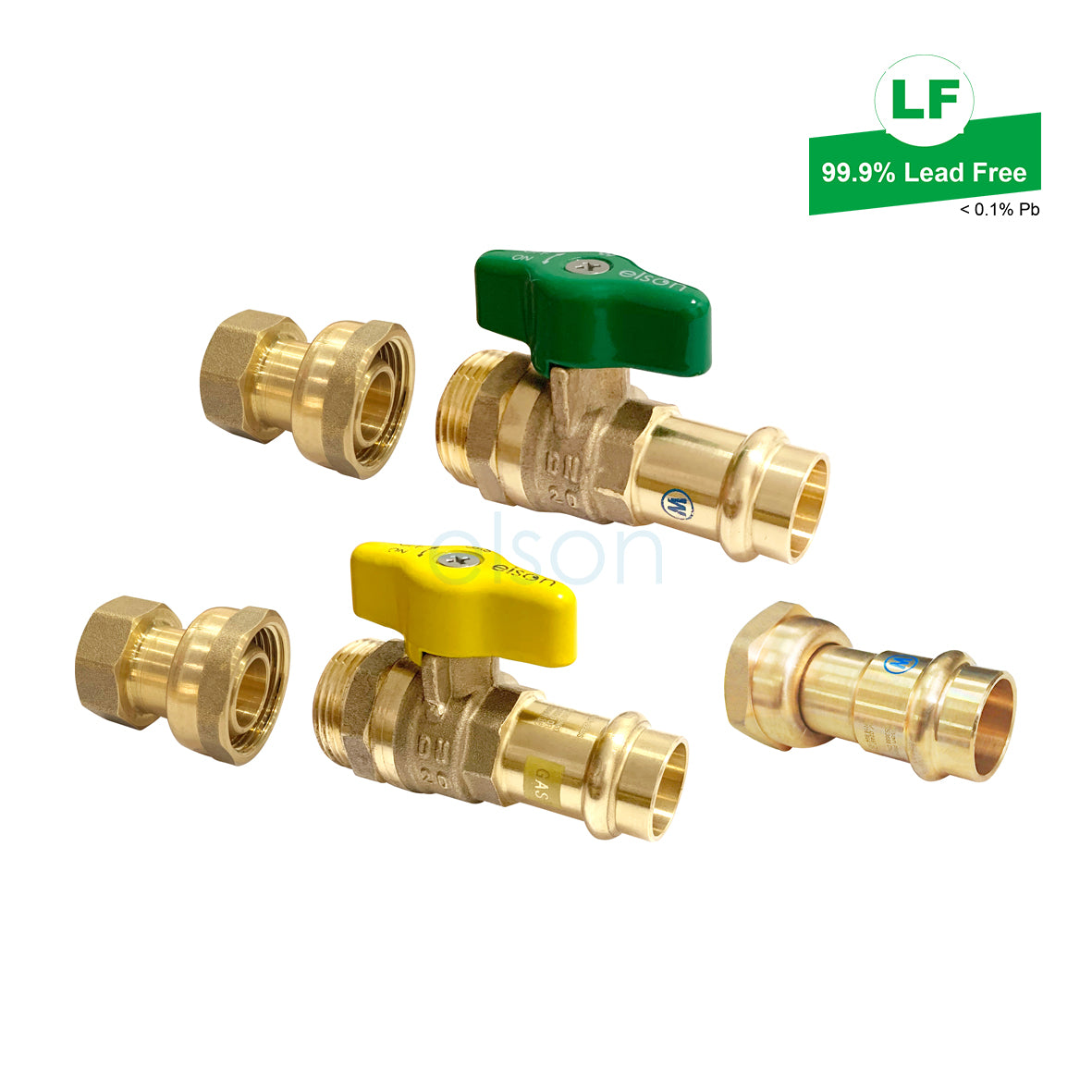 LF PRESS UBV KIT GAS INST W/HTR LF DR BRASS G3/4 FI X DN20 LF73722