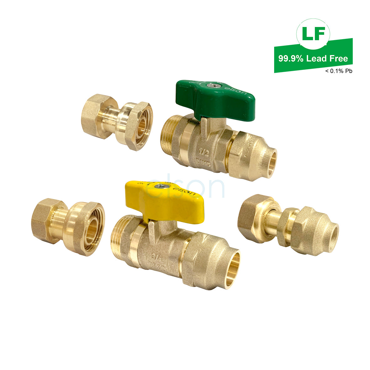 LF FLARED UBV KIT GAS W/HTR LF DR G3/4 FI X 20Cn G & G1/2 FI X 15Cn W