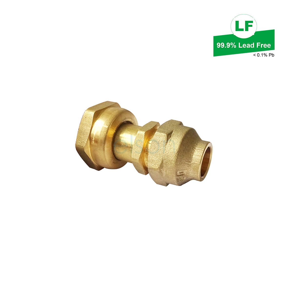 LF UNION BALL VALVE ADAPTOR LF DR BRASS 15Cn FLARED LF73803