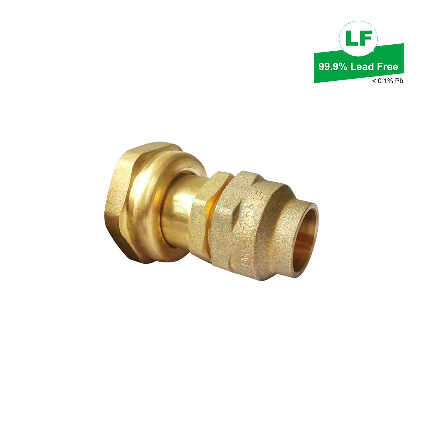 LF UNION BALL VALVE ADAPTOR LF DR BRASS 20Cn FLARED LF73804