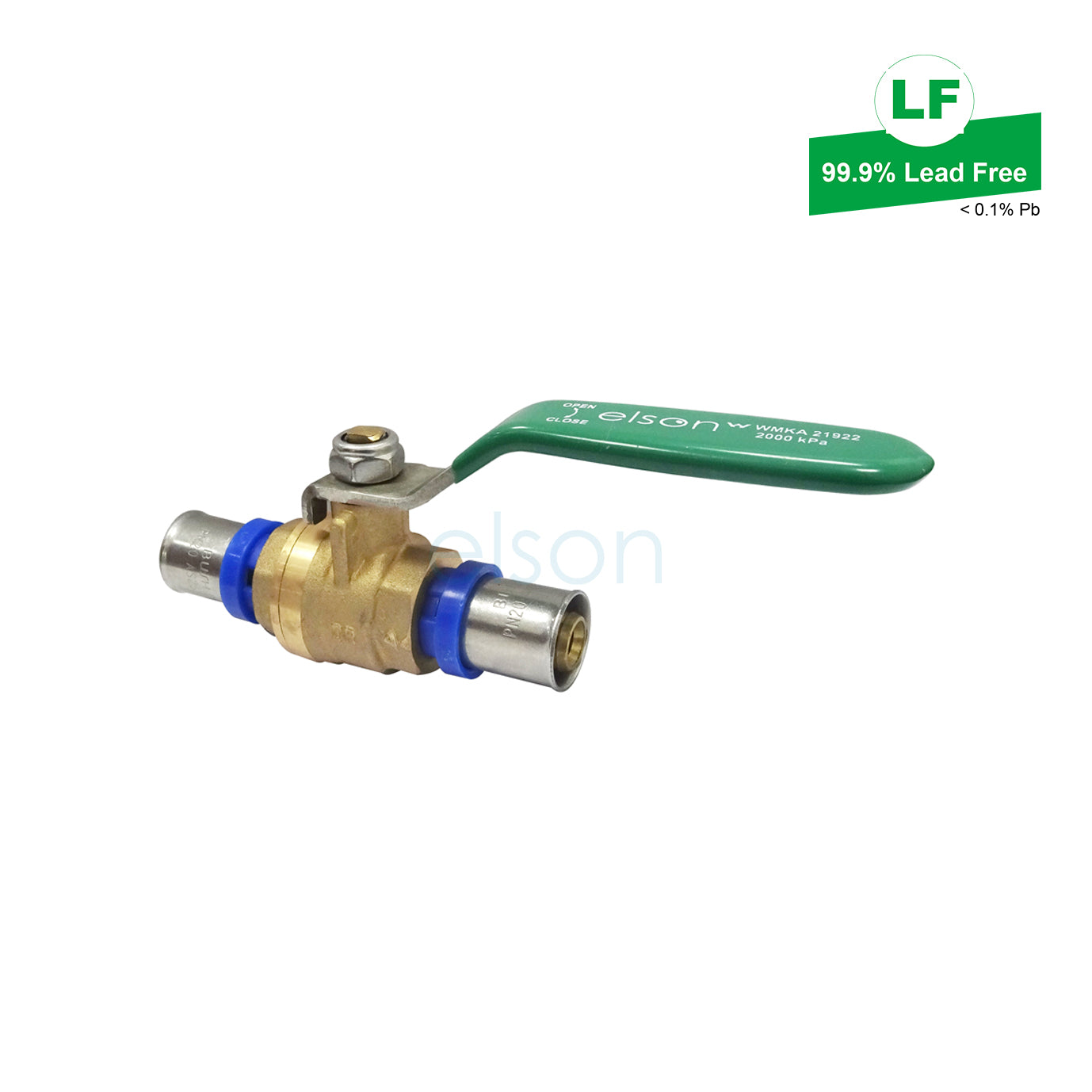 LF BUSHPEX CRIMP-ON BALL VALVE LF DR BRASS L/H 16mm W LF73980