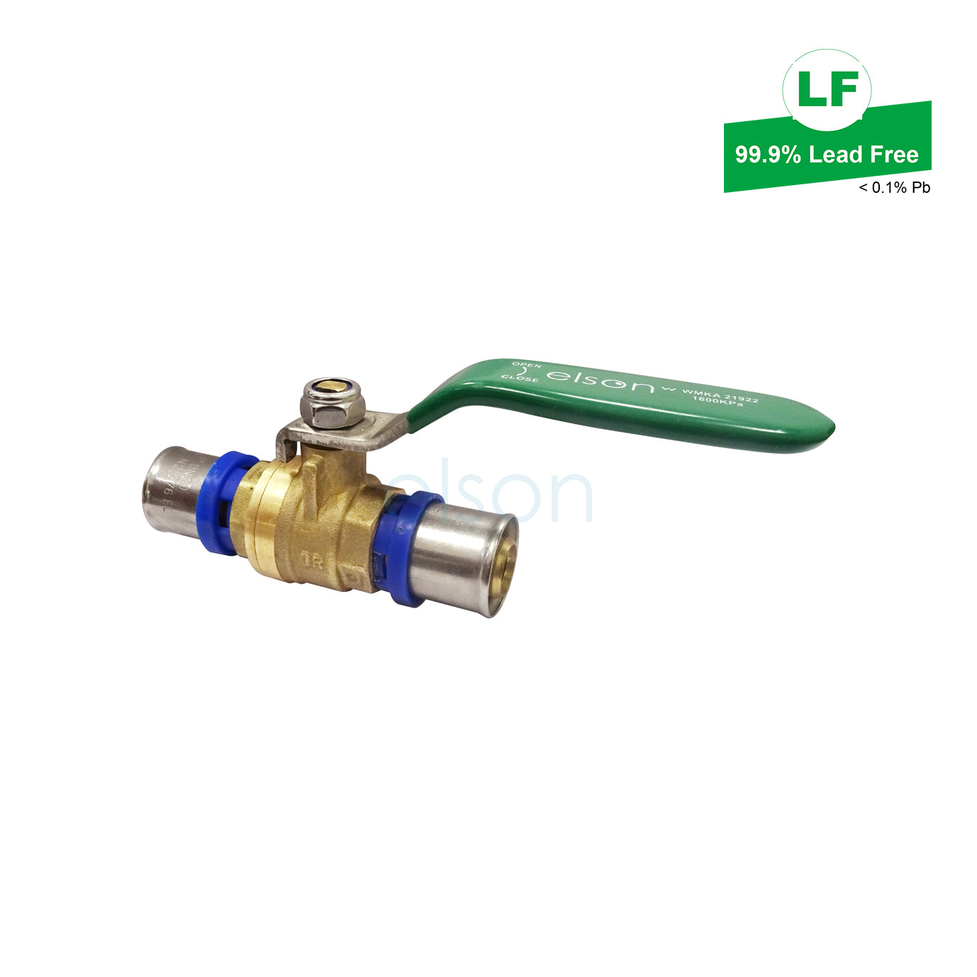 LF BUSHPEX CRIMP-ON BALL VALVE LF DR BRASS L/H 20mm W LF73982