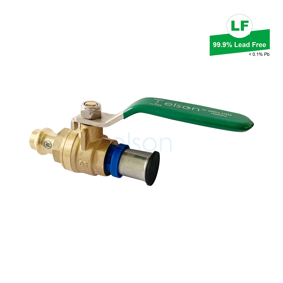 LF PRESS TO BUSHPEX CRIMP-ON PEX B/V LF DR BRASS L/H 16mm LF73990