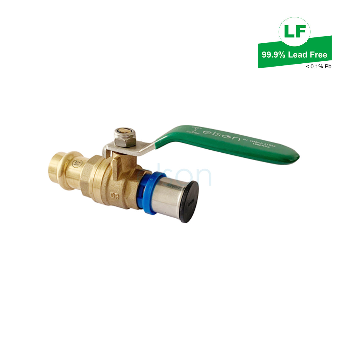 LF PRESS TO BUSHPEX CRIMP-ON PEX B/V LF DR BRASS L/H 20mm LF73992