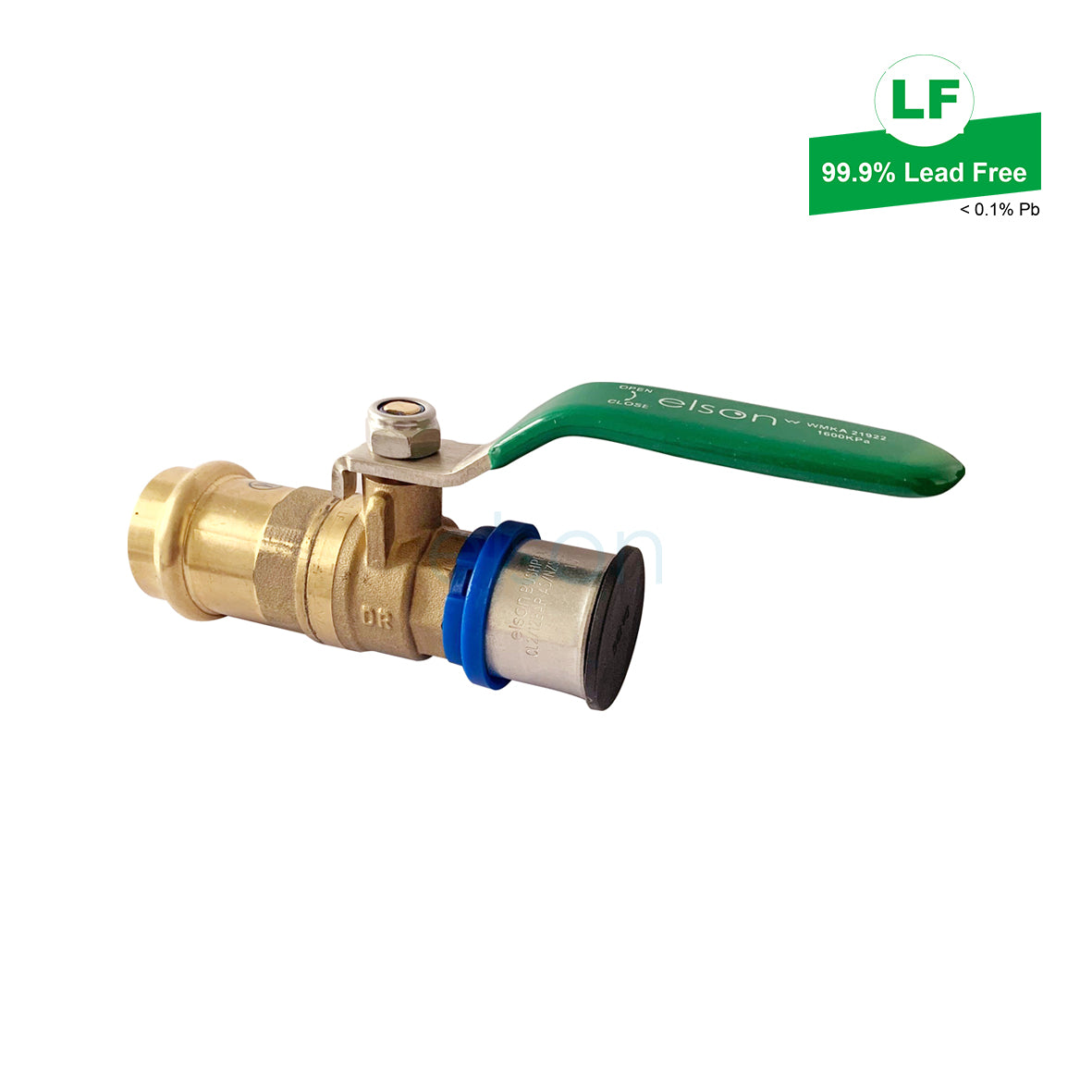 LF PRESS TO BUSHPEX CRIMP-ON PEX B/V LF DR BRASS L/H 25mm LF73994
