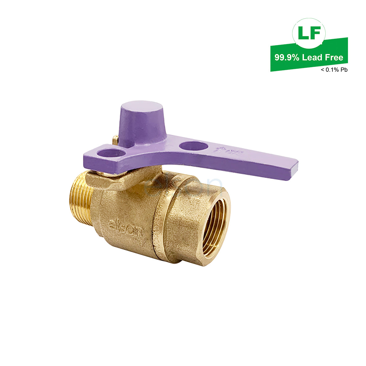 LF METER B/V 740S L/ABLE LILAC LF DR BRASS R3/4 MI X Rp3/4 FI LF74065