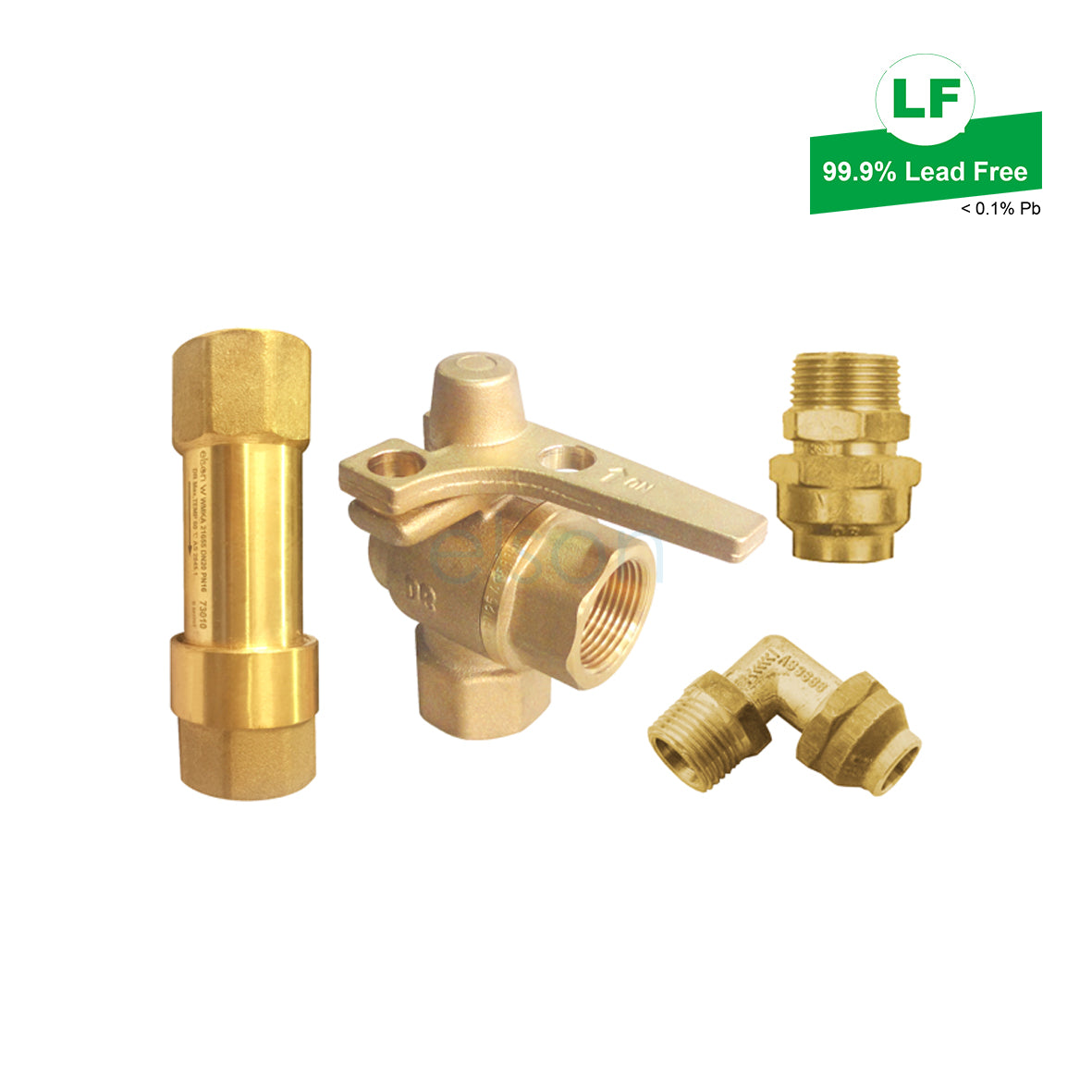 LF METER CONNECTION KIT L/ABLE LF DR BRASS Rp3/4 FI INLET LF74100