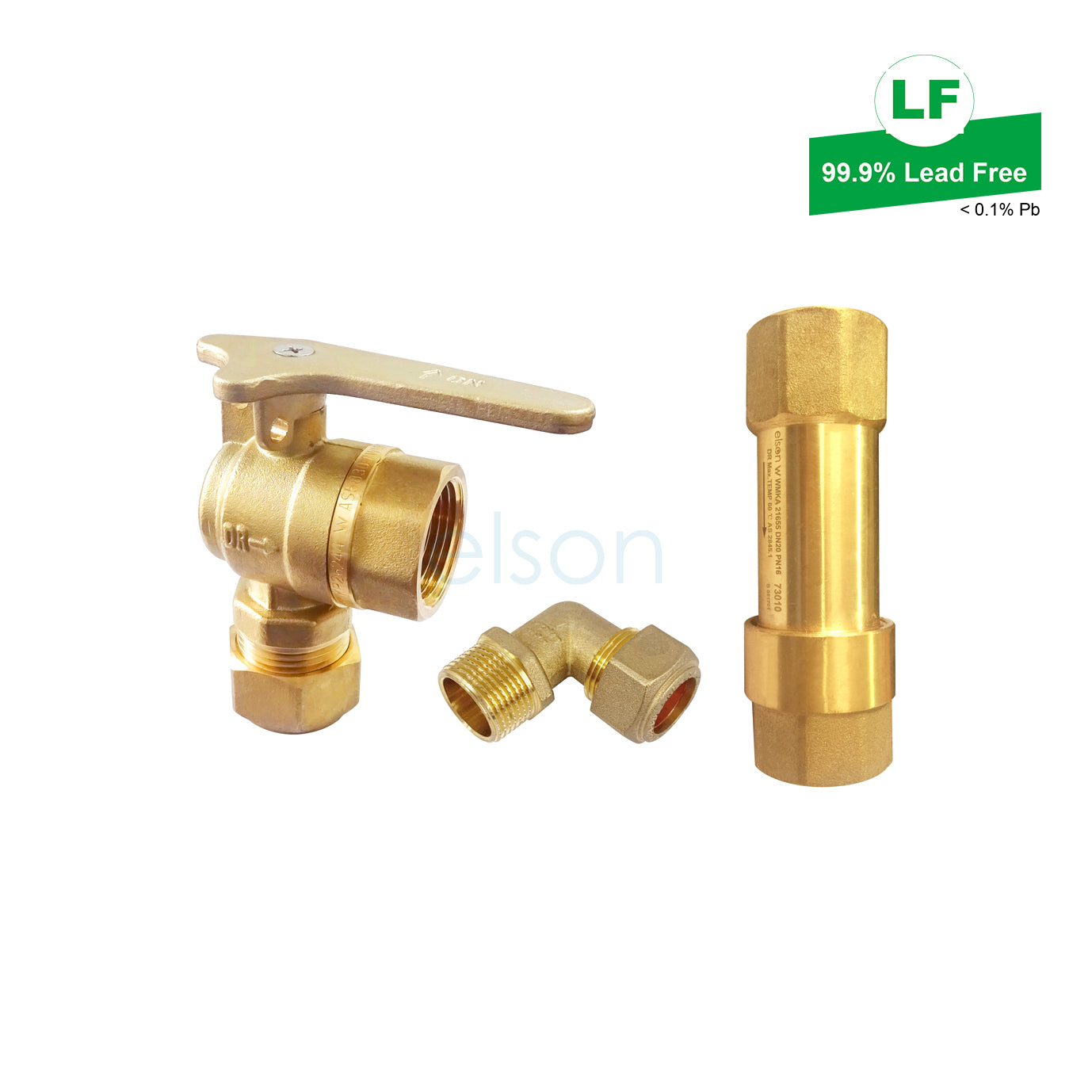 LF METER CONNECTION KIT L/ABLE LF DR BRASS 20Cn C/OLIVE INLET LF74242