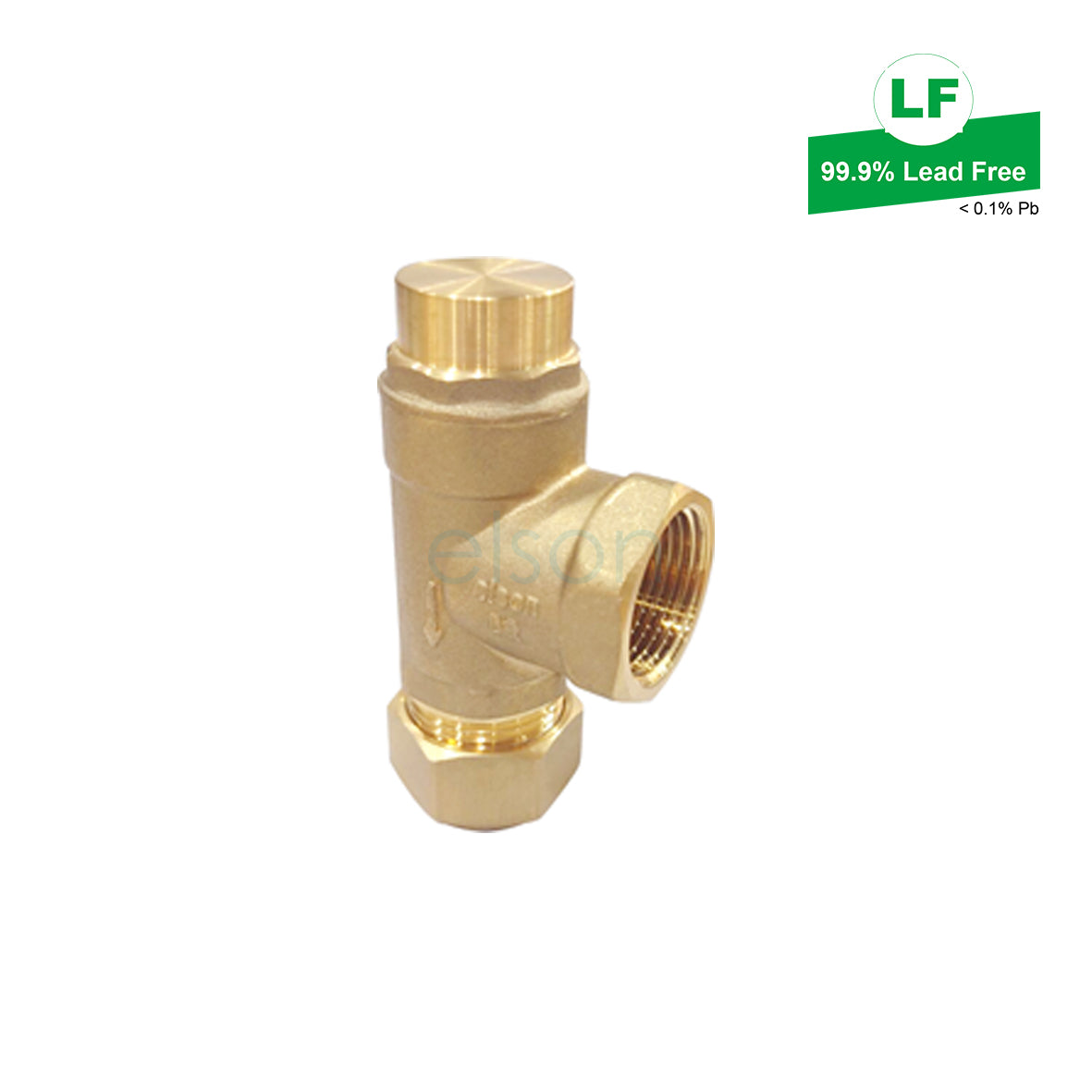 Lead-Free Brass Pressure Reducing Valve (PRV), Boundary Installation, 20mm Compression x Olive, DR Brass LF76011