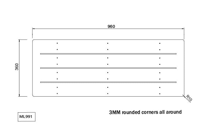 Accessible Folding Shower Seat in Compact Laminate