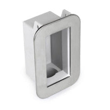 Laundry outlet box on a white background