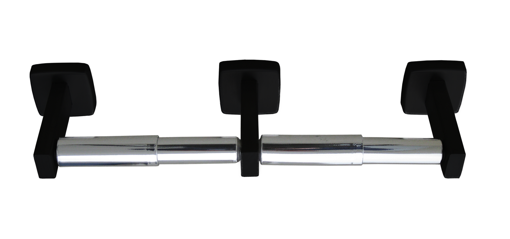 Double Toilet Roll Holder in Designer Black