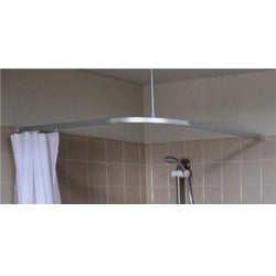 1600mm x 1600mm L Bend Shower Curtain Track System