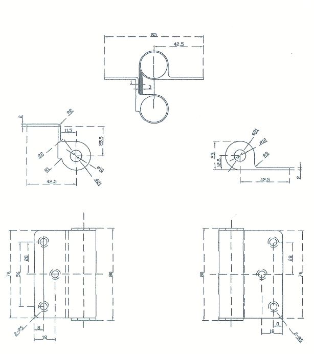 209 Double Action Spring Hinge - Visible Fix