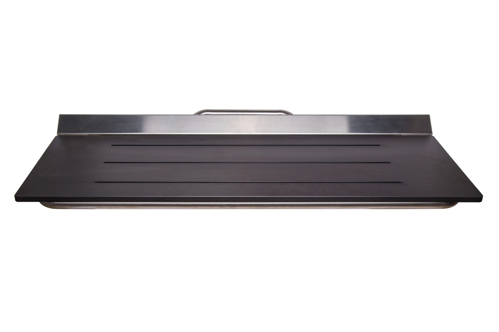 Accessible Folding Shower Seat - Compact Laminate in Designer Black
